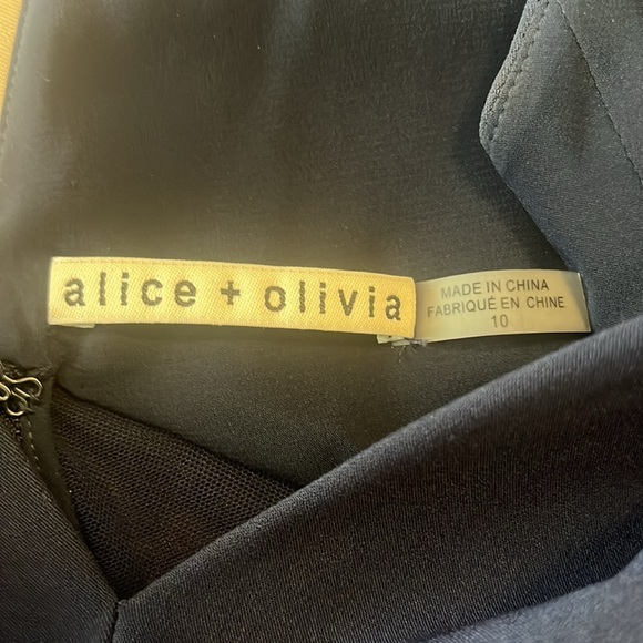 Alice+Olivia Navy Cocktail Dress - Picture 5 of 6